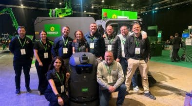 Lionsbot with the Sunbelt Rentals Team